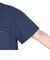 ホールアース（Whole Earth）半袖 ノーカラーシャツ WE2TDZ51 NVY