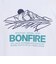 BonFire（ボンファイアー）半袖Tシャツ Mount range 50BNF5SCD2375 WHT ホワイト