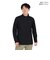 ポールワーズ（POLEWARDS）長袖Tシャツ ロンT Woolmesh ハーフジップ PW2TJB01 BLK ブラック
