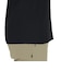 ポールワーズ（POLEWARDS）長袖Tシャツ ロンT Woolmesh ハーフジップ PW2TJB01 BLK ブラック