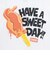 チャムス（CHUMS）Have A Sweet Day!! ドライ Tシャツ CH01-2536-W001 速乾