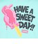 チャムス（CHUMS）Have A Sweet Day!! ドライ Tシャツ CH01-2536-M062 速乾
