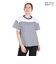 ホールアース（Whole Earth）ボーダー 半袖Tシャツ WE2TDZ56 WHT 速乾