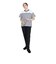 ホールアース（Whole Earth）ボーダー 半袖Tシャツ WE2TDZ56 WHT 速乾
