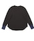 クリフメイヤー（KRIFF MAYER）ハニカムワッフルバイカラーロンT W2517831:17:CHARCOAL