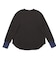 クリフメイヤー（KRIFF MAYER）ハニカムワッフルバイカラーロンT W2517831:17:CHARCOAL
