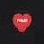 ポーラー（POLER）トレーナー FURRY HEART クルーネック 253MCV0043-BLK