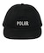 ポーラー（POLER）帽子 コットン キャップ 253MCV0093-BLK