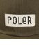 ポーラー（POLER）帽子 コットン キャップ 253MCV0093-OLV