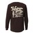 ロングスリーブディア Tシャツ 19822331ダークチョコレート