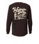 ロングスリーブディア Tシャツ 19822331ダークチョコレート
