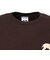 ロングスリーブディア Tシャツ 19822331ダークチョコレート