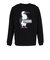 チャムス（CHUMS）ブービーロゴ ブラッシュド 長袖Tシャツ CH01-2668-K001