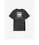 ザ・ノース・フェイス（THE NORTH FACE）Tシャツ 半袖 BANDANA SQ LG スクエアロゴ NTW32446 黒 ブラック