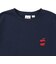 ワンポイント アップル Tシャツ 19822425NVY