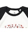 ゴースローキャラバン（GOSLOWCARAVAN）USAコットン gscWORLD 8分袖 ベースボール Tシャツ 361906 BLK