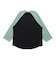 ゴースローキャラバン（GOSLOWCARAVAN）USAコットン gscWORLD 8分袖 ベースボール Tシャツ 361906 GRN