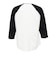 ゴースローキャラバン（GOSLOWCARAVAN）USAコットン gscWORLD 8分袖 ベースボール Tシャツ 361906 BLK