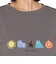 クリフメイヤー（KRIFF MAYER）長袖Tシャツ ロンT プリントロングスリーブTシャツ クマ W2547849X:17:CHARCOAL