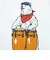 ゴースローキャラバン（GOSLOWCARAVAN）USA COTTON コンガクマ 半袖Tシャツ 361909 WHT