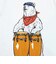 ゴースローキャラバン（GOSLOWCARAVAN）USA COTTON コンガクマ 半袖Tシャツ 361909 WHT