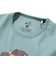 ゴースローキャラバン（GOSLOWCARAVAN）ジュニア USA COTTON バンジョー猫 半袖Tシャツ 361923 GRN