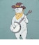 ゴースローキャラバン（GOSLOWCARAVAN）USA COTTON バンジョー猫 半袖Tシャツ 361910 GRN