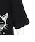 ゴースローキャラバン（GOSLOWCARAVAN）RAY綿 猫と麦酒 半袖Tシャツ 猫生乾杯 362616 BLK