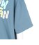 ゴースローキャラバン（GOSLOWCARAVAN）シリコンバイオ ヒッピーロゴ ゆったり 半袖Tシャツ 366107 BLU