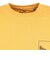 ゴースローキャラバン（GOSLOWCARAVAN）スクエアLOGO バックプリント ゆったり 半袖Tシャツ 361915B YEL