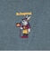 クリフメイヤー（KRIFF MAYER）もちのび刺繍長袖Tシャツ ラビット 2615600:74:BLUE