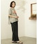 《5色展開／S-LLサイズ》リラクシーメッシュニット【洗濯機洗い可】
