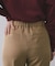 ステップヘムテーパードパンツ／セットアップ対応可【洗濯機洗い可】
