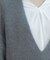 クリアシャギーVネックニット【洗える】