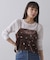 ベロアキャミ／セットアップ対応可【洗濯機OK】