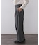 ベルト付きタックワイドパンツ【洗濯機OK】