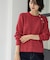 ボタンデザインラメニット【洗濯機OK】