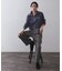 ロゴ刺繍ハーフジップトップス【洗濯機OK】