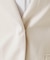 《通勤／セットアップ対応》 パイピングVネックジャケット【洗濯機OK】