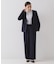 《通勤／セットアップ対応》 Vネックジャケット／ダブルクロス【洗濯機OK】