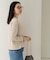 金ボタン使いリラクシーニット【洗濯機OK】