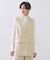 金ボタンダブルブレストテーラードジレ／セットアップ対応【洗える】《S～LL》