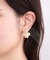 メタルニュアンスデザインピアス