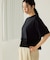 プリーツデザインドッキングトップス