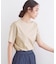オーガニックコットン混ベーシックTシャツ【洗濯機OK】《SS～LL》