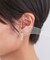ビジューフリンジミニピアス