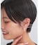 ビジューフリンジミニピアス