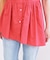 ピンタックアシメペプラムブラウス【洗濯機ＯＫ】