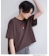 【モンチッチ】フロントプリント＆ロゴ刺繍ショートTシャツ《洗濯機OK》