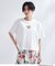 【モンチッチ】フロントプリント＆ロゴ刺繍ショートTシャツ《洗濯機OK》